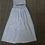 Blue Striped Women's Skirt Photo 1