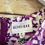 Olive & Oak  Purple Sleeveless Mini Dress Size Medium NWT Photo 3