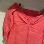 ALC Frank NWT A.L.C. Dress Mila Off Shoulder Dramatic Puff Sleeve Linen Blend size… Photo 7