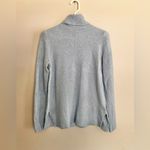 J.Crew  Baby Blue Wool Blend Turtleneck Sweater Extra Soft Pullover Size Small Photo 2