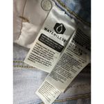 Levi's Levi 501 Distressed High Rise Button Fly Denim Jean Shorts Size 27 Pink Distress Photo 2