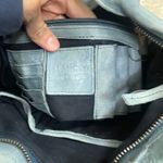 Latico Bianca Distressed Blue Leather Hobo Shoulder Bag Purse with Front Pocket Photo 5