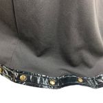 VINTAGE '60s ILGWU | Size 12 | Black Retro Mod Belted Studded Sleeveless Dress Photo 4