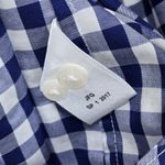 UNTUCKit Women's Blue White Gingham Belleza Button Up Long Sleeve Shirt 2 NIB Photo 3
