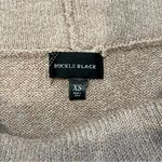 Buckle  Black Women’s Cowl Neck Tan Sweater Photo 1
