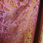 ABS Allen Schwartz ABS By Allen Schwartz Brocade Red Floral Dress Size 12 Formal Regal Fancy Photo 6