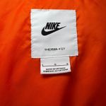 Nike  Therma Fit Hooded Puffer Jacket Beige Orange L‎ Women's Winter Photo 2