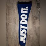 Nike RARE  Royal Blue “JUST DO IT” Leggings S Photo 6
