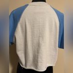 NWT Coney Island Picnic x Everlast Blue & White Cropped Raglan Tee size medium Photo 8