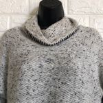 Cable & Gauge  cowl neck heathered Gray sweater Women’s Size S Small Photo 1