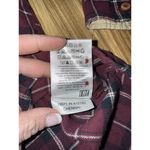 Burton ‎ Womens Plaid Flannel Shirt Size Small S Woven Button Outdoor Travel EUC Photo 6