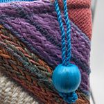 Vintage Clutch Purse Bag Blue Pink Geometric Philippines Purple Photo 1