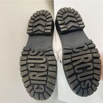 Sam Edelman Circus by  Edelle Leather Monk Strap Platform Shoes White and Black Photo 6