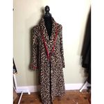 Faded Glory  Leopard Print Fleece Robe Sz. Large 12/14 Brown/Black Photo 3