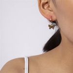 Boutique silver Butterfly Drop Earrings  Photo 0