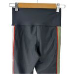 P.E Nation Crossbar Black Leggings Black Side Stripe Green XSmall Activewear Size XS Photo 8