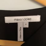 Max and Cleo Little Black Dress Short Sheer Sleeves Photo 8