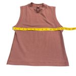 SKIMS  Rose Clay Sleeveless Stretchy Comfortable Cotton Mock Neck Tank Top Medium Photo 2