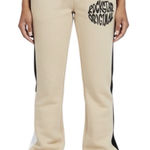 Rockstar Original Beige Stacked Track Pants Women’s Medium Streetwear Joggers Tan Photo 0