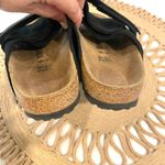 Birkenstock Kyoto Nubuck Suede Leather Black Sandals Size EU 39 Photo 7