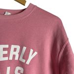 Departure Beverly Hills Pink Crewneck Graphic Long Sleeve Pullover Sweatshirt M Size M Photo 4