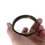 Silver Textured Bangle Bracelet, silver, summer, party, office, festival Photo 3