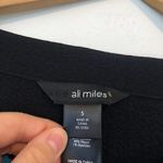 NEW NWT ALI MILES Crinkle 3/4 Tie Sleeve Contrast Back Hi Photo 5