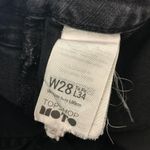 Topshop Womens Jeans Jamie Skinny Distressed Black Stretch Size 28 Photo 3
