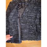 Talbots  Blue Black and light blue Tweed Blazer Jacket Size 10 P‎ Women Photo 2