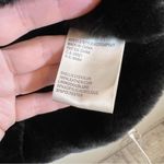 ✨ D’Carlo Women’s Suede Leather Fur Black Zip Up Vest Medium Photo 5