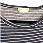 Altar'd State Altar’d state S striped blue white mixed print floral patchwork LS tunic top Photo 2