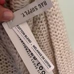 Nordstrom Rag Supply Cardigan Cream Oversized Grandpa Cardi L NWT Cotton Blend Photo 12