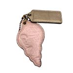 Coach Shell Gold Pink Fob Bag Charm Hang tag Hangtag Photo 1
