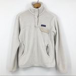 Patagonia Re-Tool Fleece $120 Snap T Beige Jacket Ivory Small Photo 5