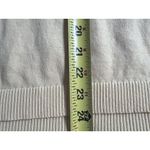 Talbots Women Yellow Embroidered Angel Fish Sweater 1X 3/4 Sleeve 100% Cotton Photo 9