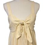 Who What Wear WHO WHAT WHERE Ivory Linen Babydoll Dress Size S Midi Minimalist Lagenlook Beach Photo 2
