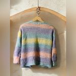 Love Ellie Rainbow Colors Cardigan Open Front Sweater with pockets Photo 14