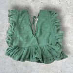 Tularosa Ethereal Sage Mint Green Kaia Ruffle Top Blouse Boho Romantic Sz M Photo 3
