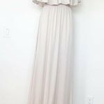 Show Me Your Mumu NWT Hacienda Maxi Dress SMALL Show Me The Ring Crisp beige Photo 5
