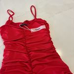 Princess Polly Red Ruched Dress Photo 6