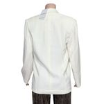 SABINA MUSAYEV Henry Oversized Twill Jacket, Off White, Small White Photo 6