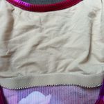 Vintage 90s Catalina Floral Ribbed Low Back High Cut Swimsuit Size Medium Pink Photo 4