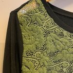 Timing  Textured Green 1/4 Length Sleeve Size L Photo 2