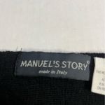 Manuel's Story Black Plus Size Wool Sweater Made In Italy Size 1X *Slight Flaws* Photo 4