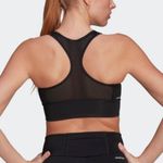 Adidas NWT Designed 2 Move Aeroready Leopard Scoopneck Sports Bra Primegreen XS Photo 2