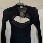 Beginning Boutique  Black Mesh Playsuit Photo 2