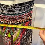 Flying Tomato Multicolor Geometric Print Maxi Dress, Tie Neck Photo 7