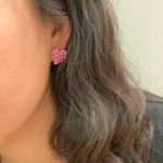 Betsey Johnson  heart earrings. Photo 1