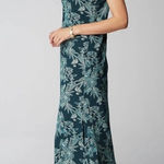 J.Jill  Wearever Collection Sleeveless Floral Maxi Dress - S‎ EUC Photo 0