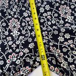 Loft  Black and White Floral Boot Cut Pants Photo 2